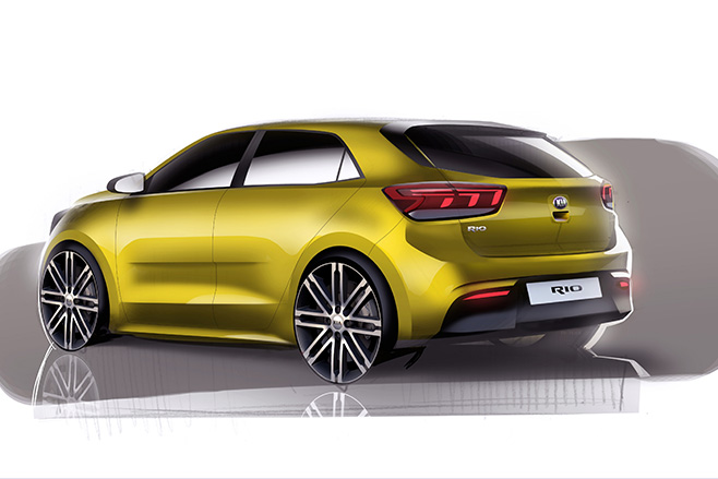Kia rio rear