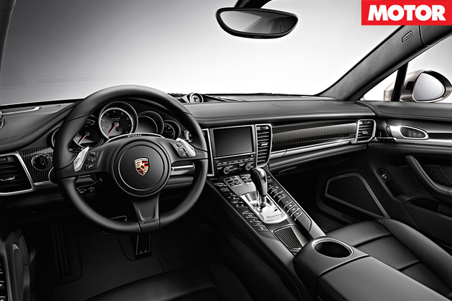 Porsche Panamera Turbo S driving