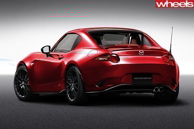 Mazda -MX-5-RF-Custom -Style -roadster -rear -side