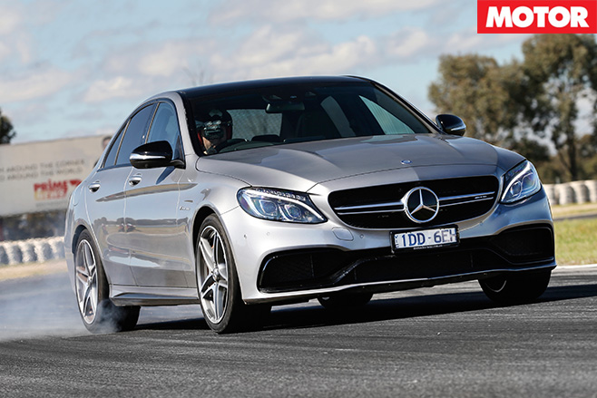 Merc-AMG c63 s front