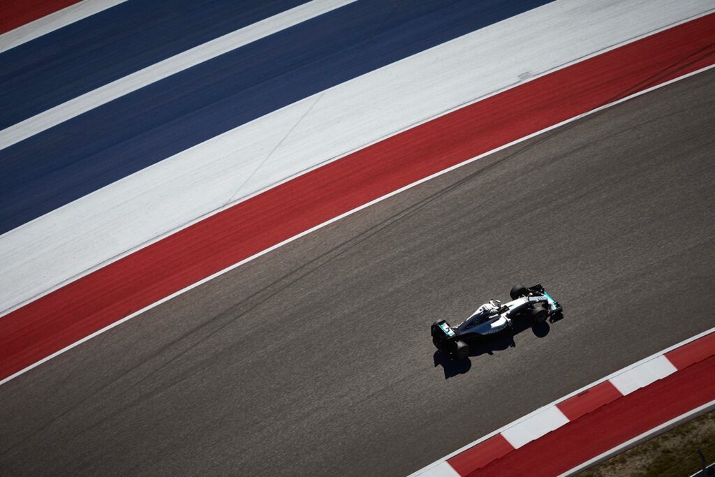 Mercedes F1 racing car