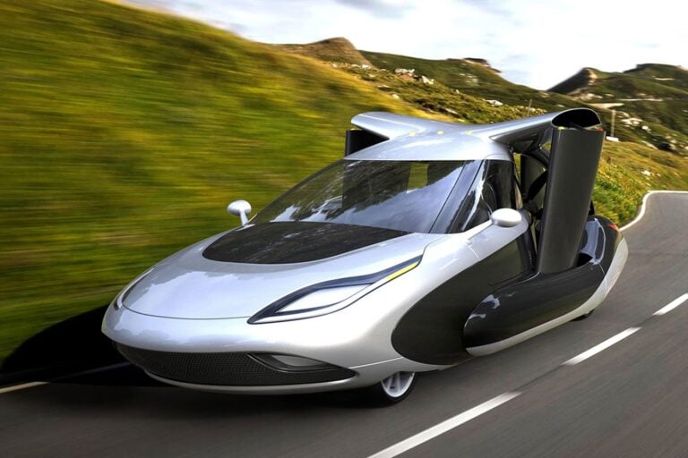 GEELY VOLVO fyling car