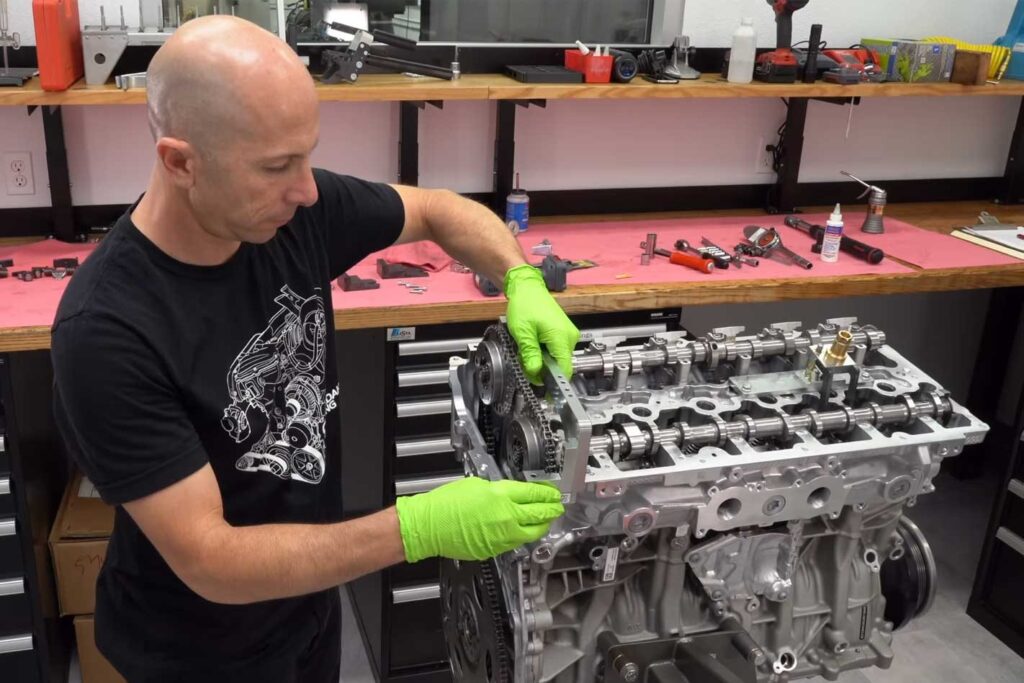 746kW Toyota Supra engine assembled