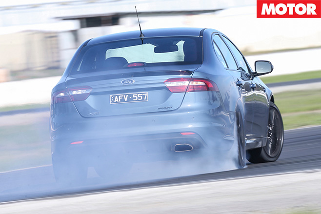 Falcon sprint burnout