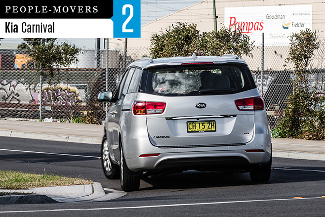 2016-Kia -Carnival -seven -seater -rear -driving