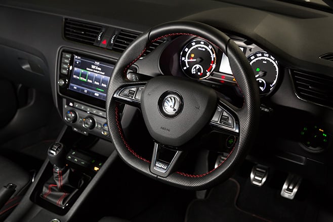 Skoda Octavia RS230 interior