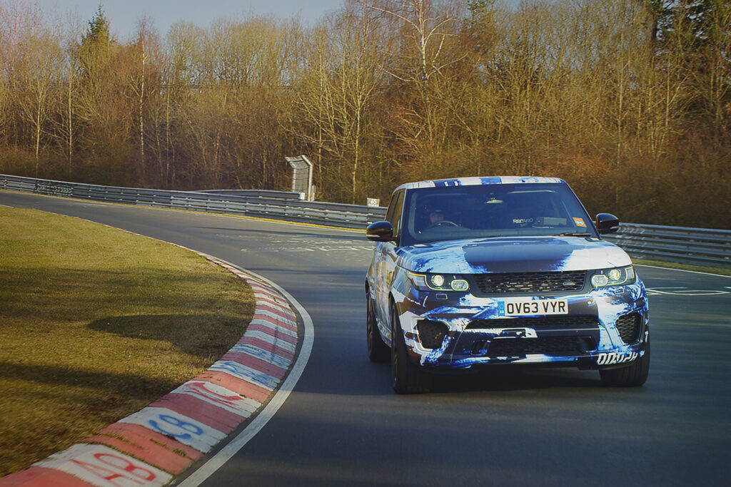 Range Rover SUV lap record Nurburgring