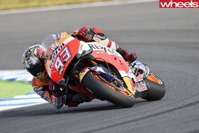 Marc -Marquez -corner -Moto Gp