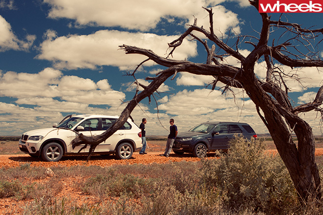 2011-Ford -Territory -with -BMW-X5-side