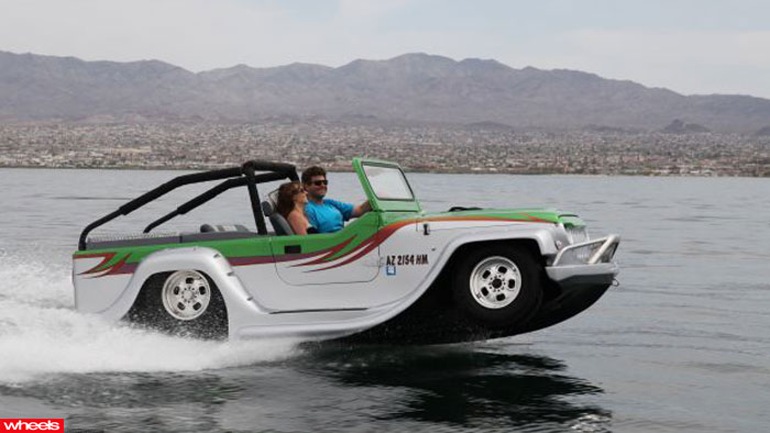 world's, fastest, amphibiious, car, WaterCar, American, Panther