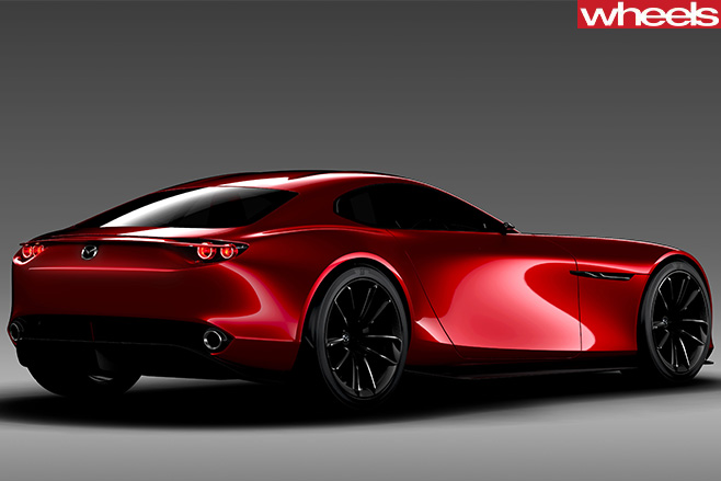 Mazda -RX-vision -concept --rear -side -profile