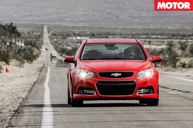 Chevrolet SS US driving front