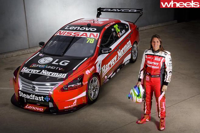 Simona -De -Silvestro -with -supercar