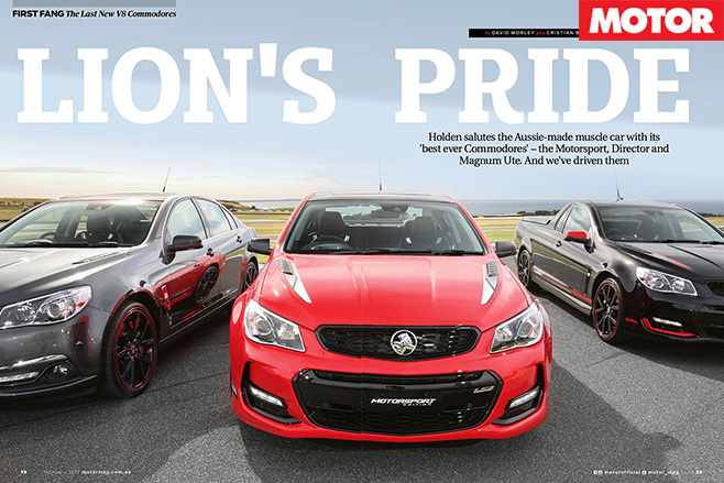New V8 commodores