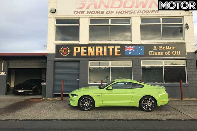 Ford Mustang 2.3 High Performance at Sandown Raceway.