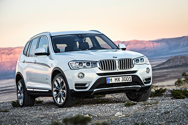 BMW X3 front side