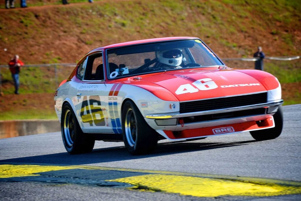 Classic Nissan racers Monterey Motorsports Reunion