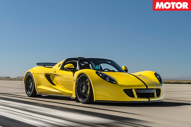 Hennessey Venom GT Spyder’s front