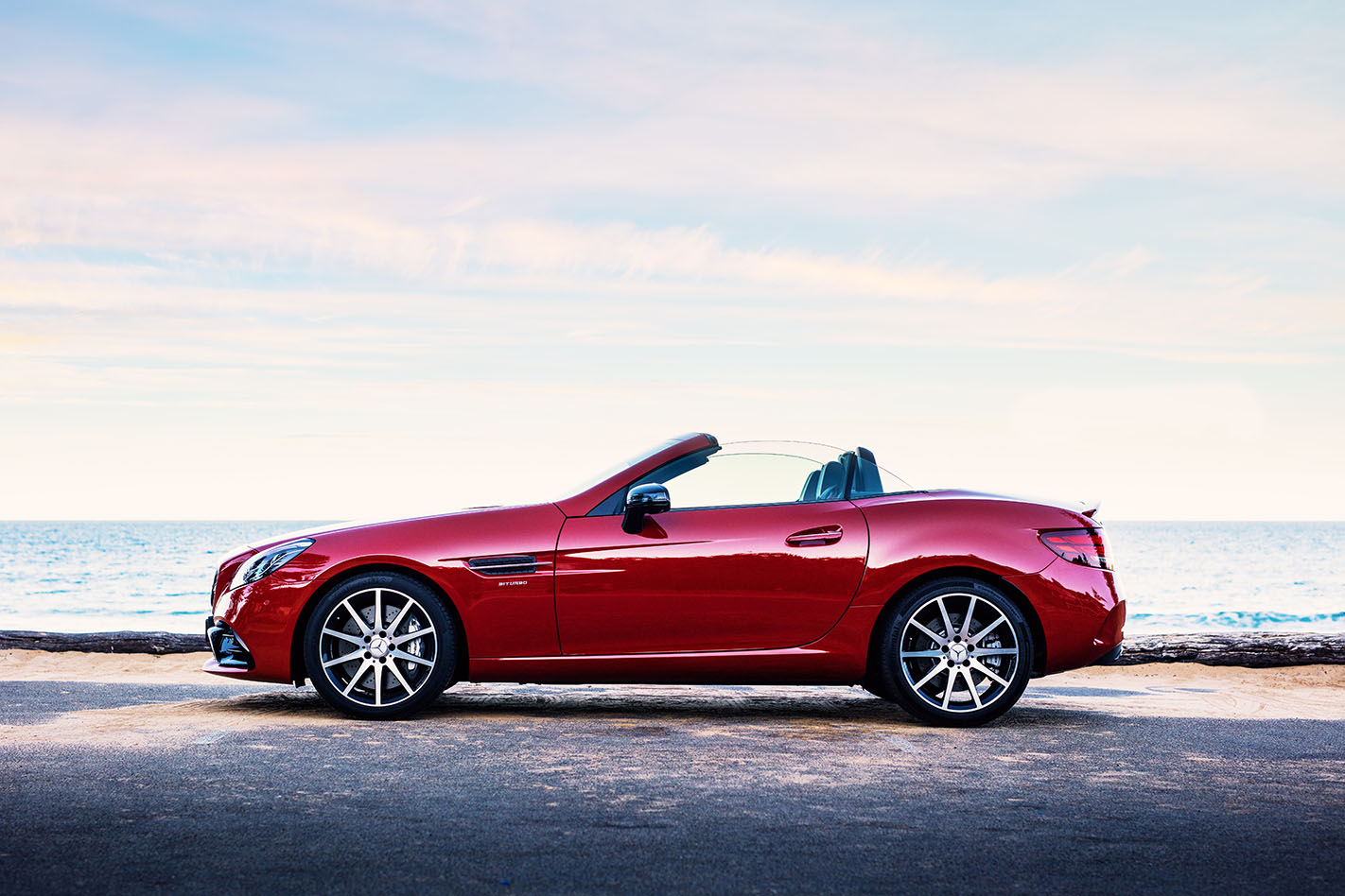 Mercedes-Benz SLC side profile