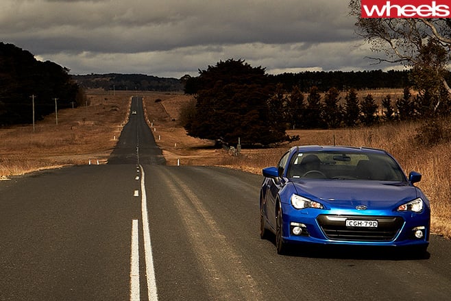 Subaru -BRZ-on -highway