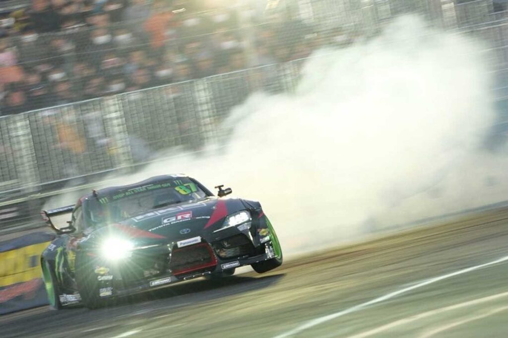 2019 Toyota GR Supra with 2JZ drift video