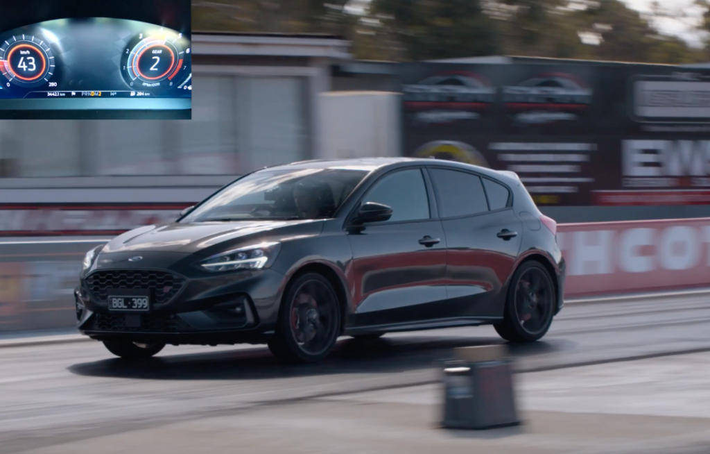 Ford Focus ST automatic performance testing