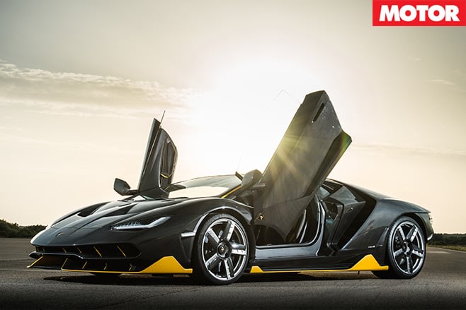 Lamborghini Centenario doors open