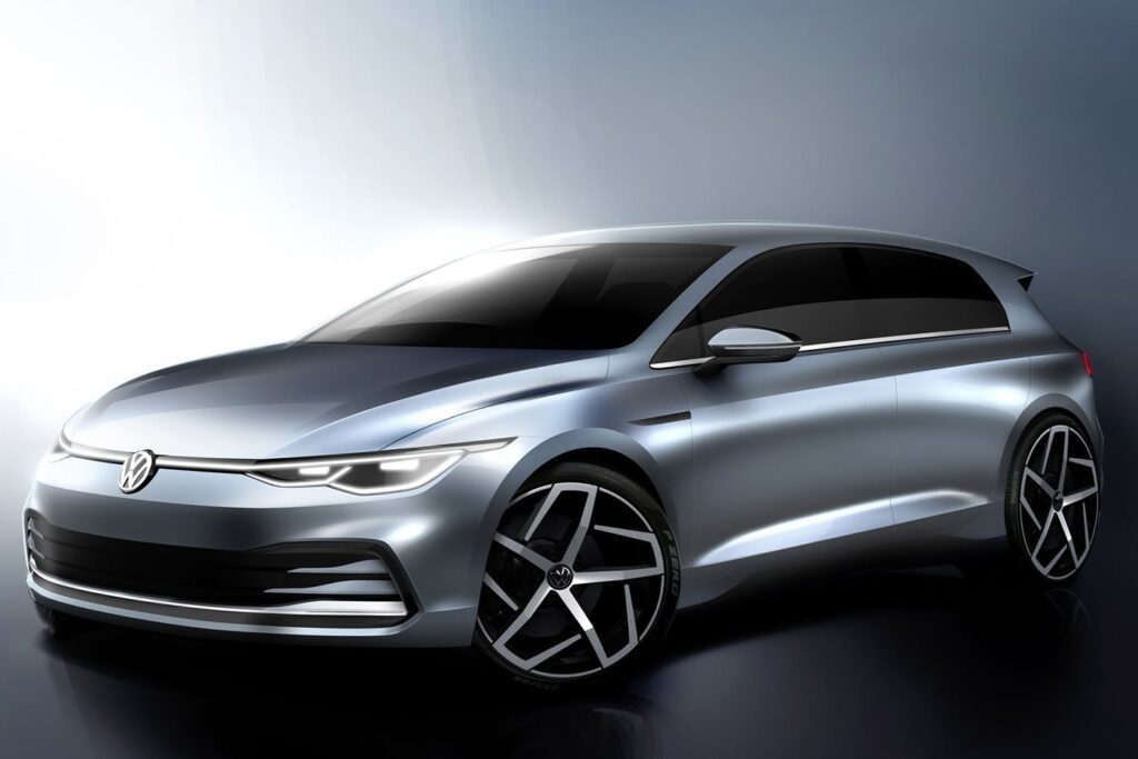 New VW Golf MK8 Rendered