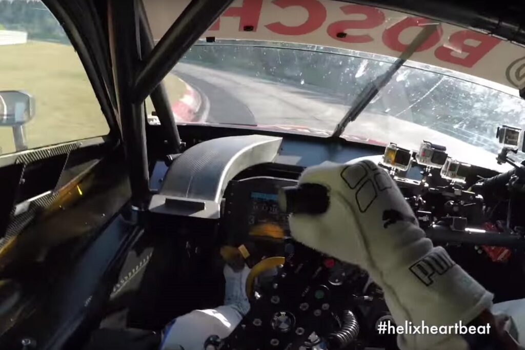 BMW M4 DTM blistering passenger ’Ring lap