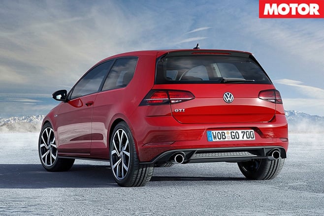 2017 Volkswagen Golf GTI rear