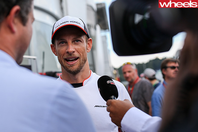 F1-driver -interview