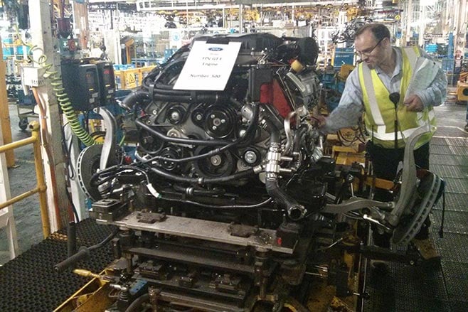 FPV GT-F 500 engine