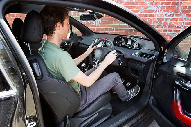 Scott Newman in Peugeot 208 GTi