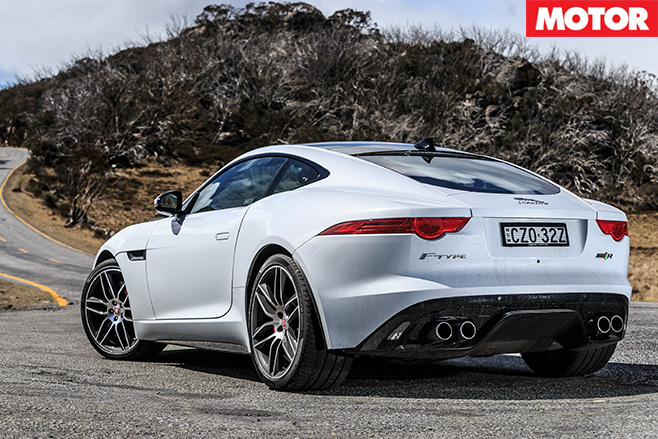 Jaguar F-type r awd rear