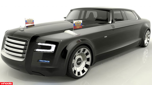 Vladimir Putin, car, limo, russian president, new, design