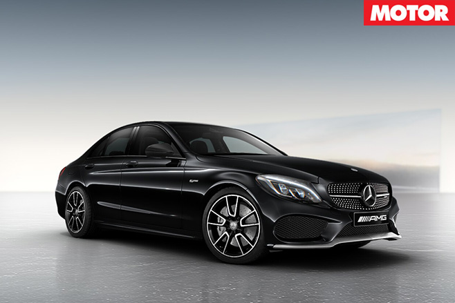 Mercedes-AMG C43 black front