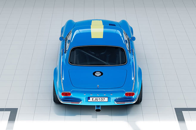 Volvo P1800 Cyan restomod top