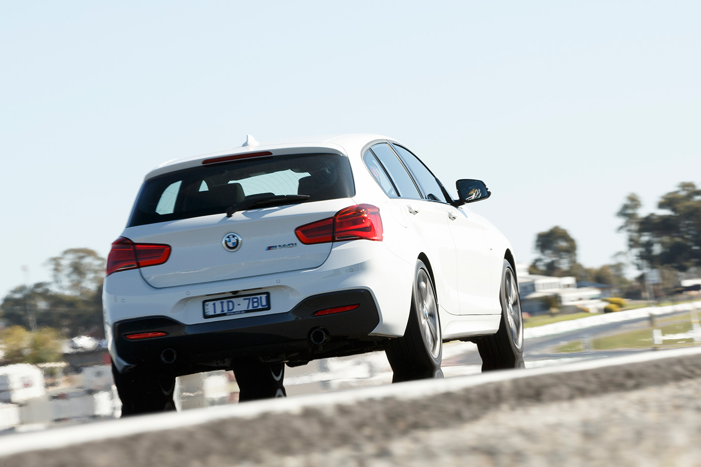 2017 BMW M140i tail.jpg