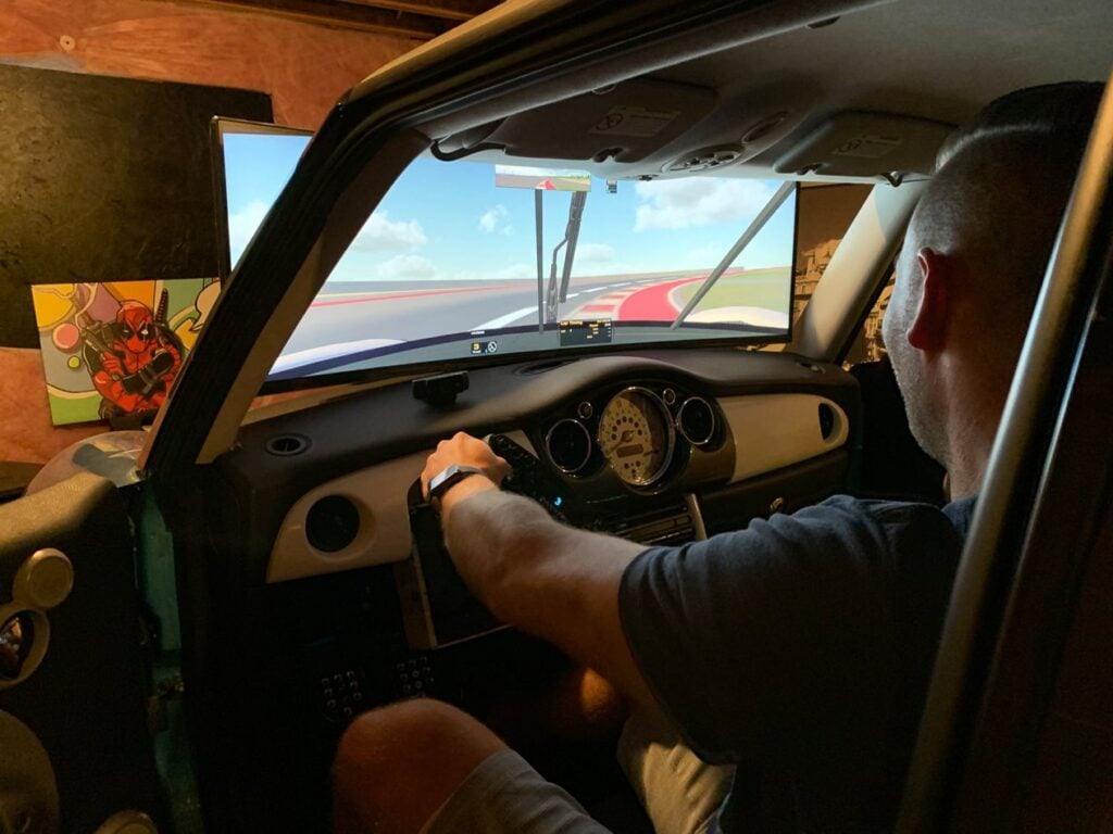mini cooper racing simulator