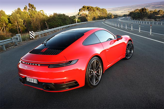 Porsche 992 911 Carrera S rear