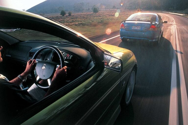 2003 Falcon XR8 vs Commodore SS comparison classic MOTOR