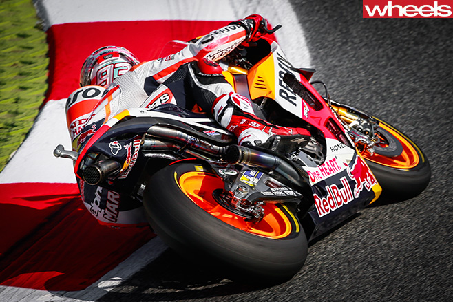Moto GP-Marc -Marquez -corner