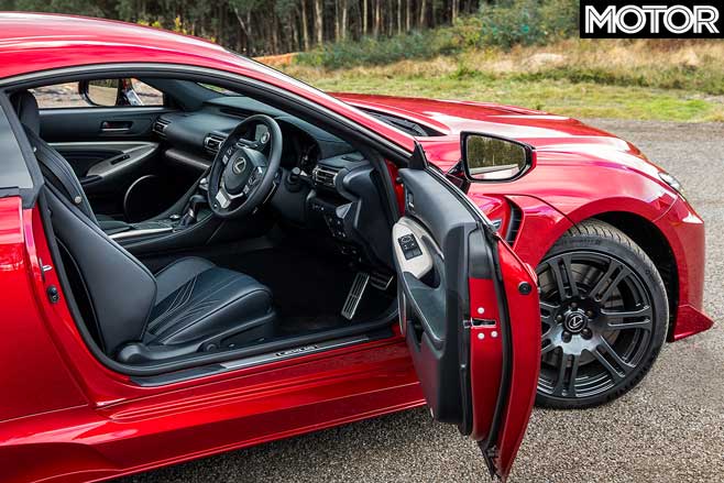 2019 Lexus RC F interior cockpit