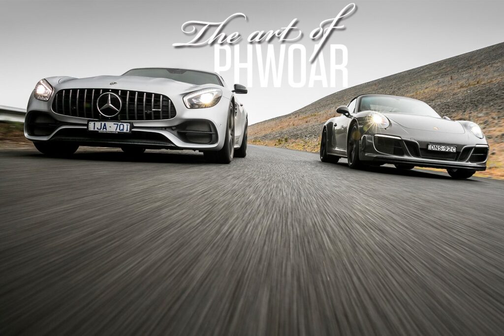 2017 Porsche 911 GTS Cabriolet v 2017 Mercedes-AMG GT C Roadster