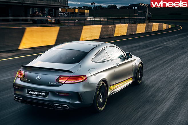 Mercedes -AMG-C63-rear -side