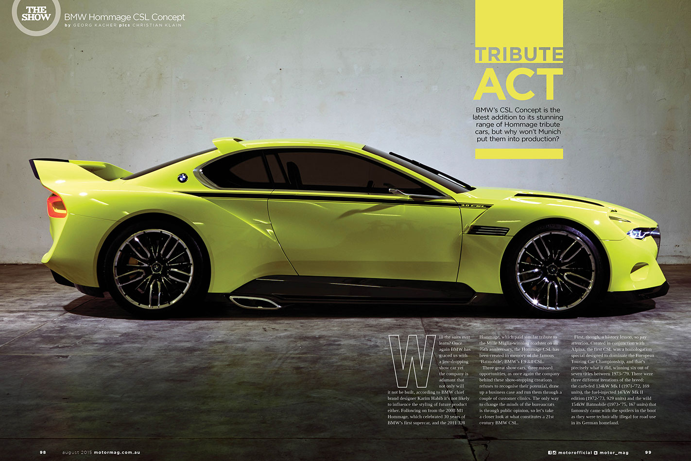 BMW Hommage CSL
