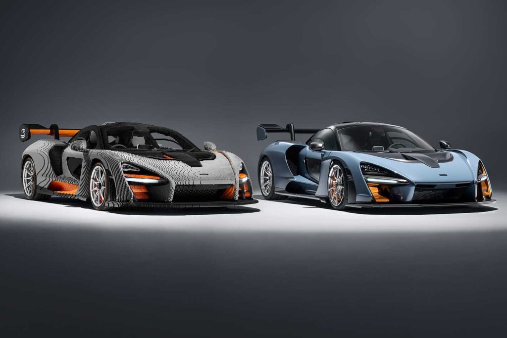 Full-sized Lego McLaren Senna half a million bricks
