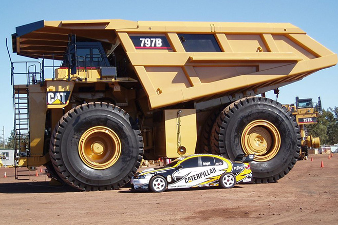 Caterpillar truck