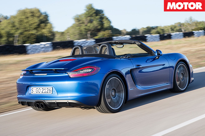 Porsche Boxster GTS rear
