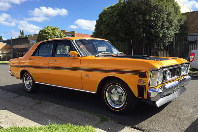 Ford Falcon GT HO Phase II orange